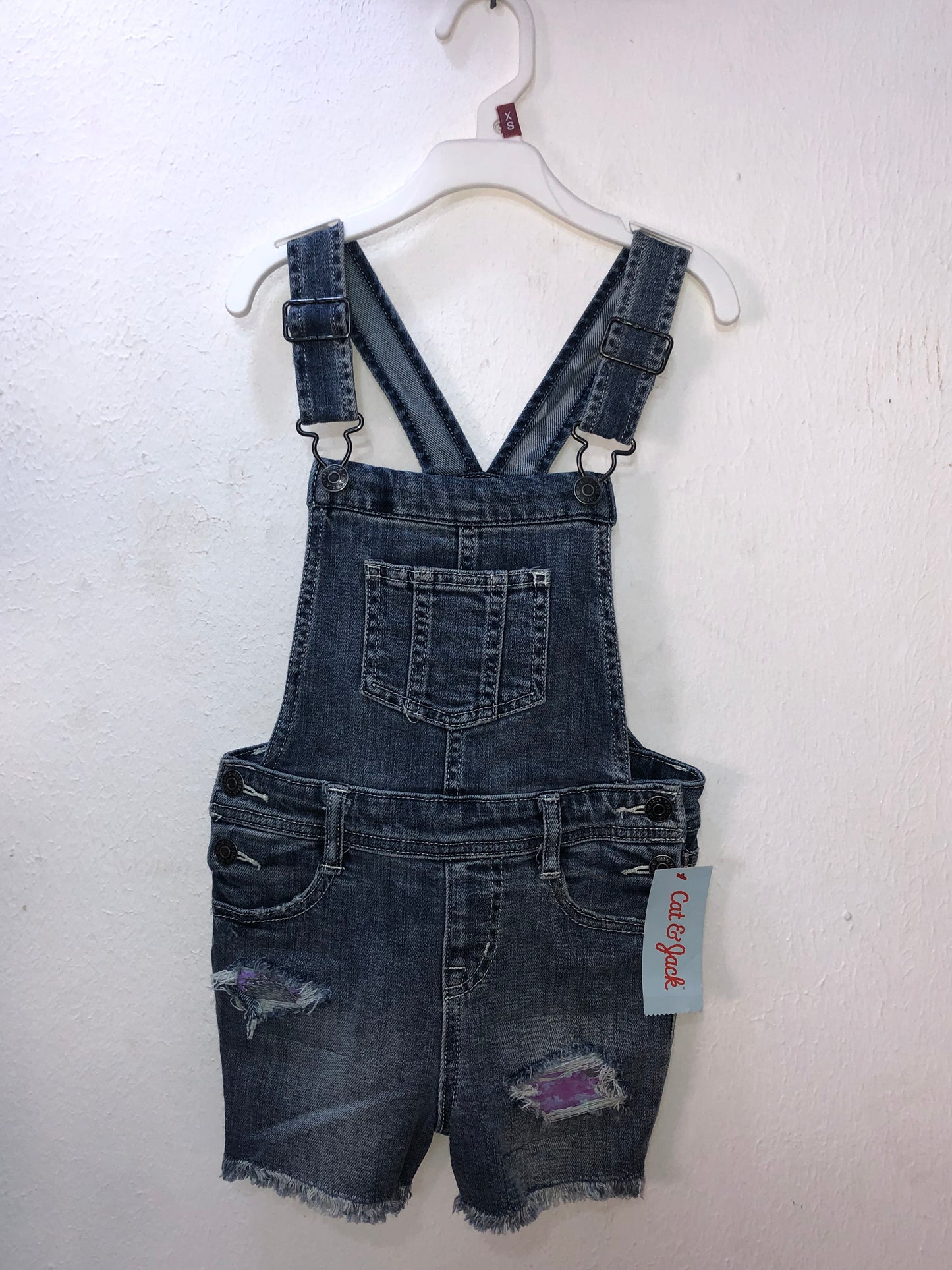 3-4 Years: Girls’ Dungaree Jeans