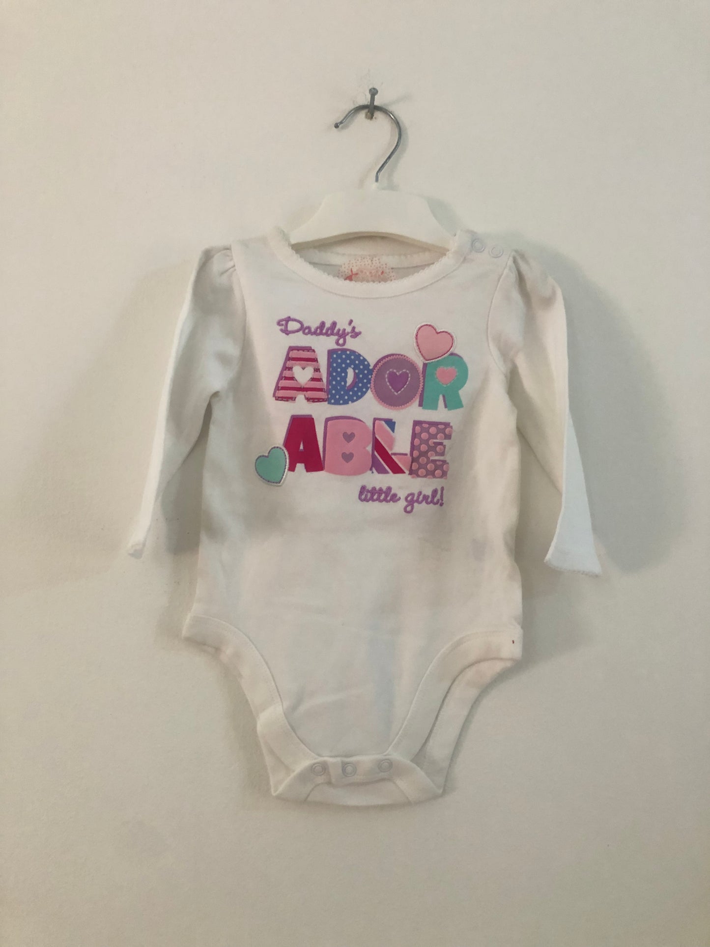 Embroidered - Baby Bodysuit For Girls